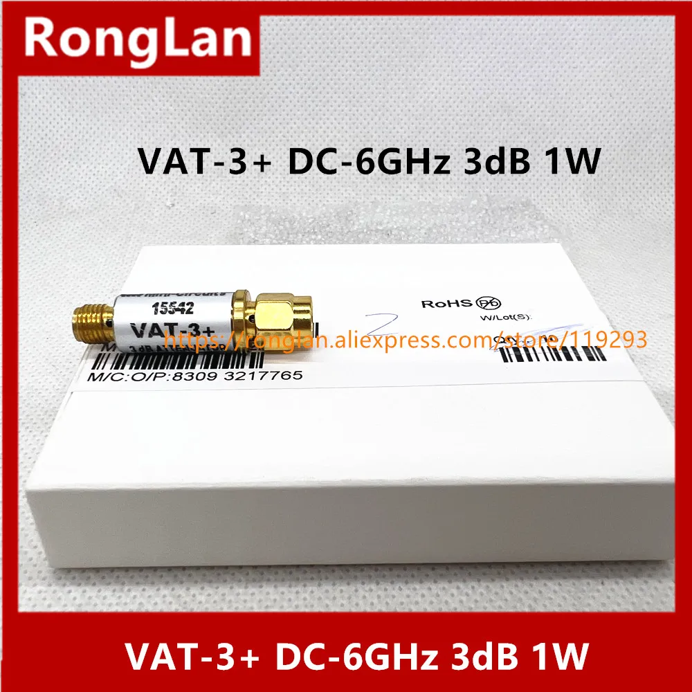 Imagem -03 - Lan Mini-circuitos Vat3 Mais Dc6ghz 3db 1w Sma Coaxial Fixo Atenuador Interruptor-3 Peças Lote