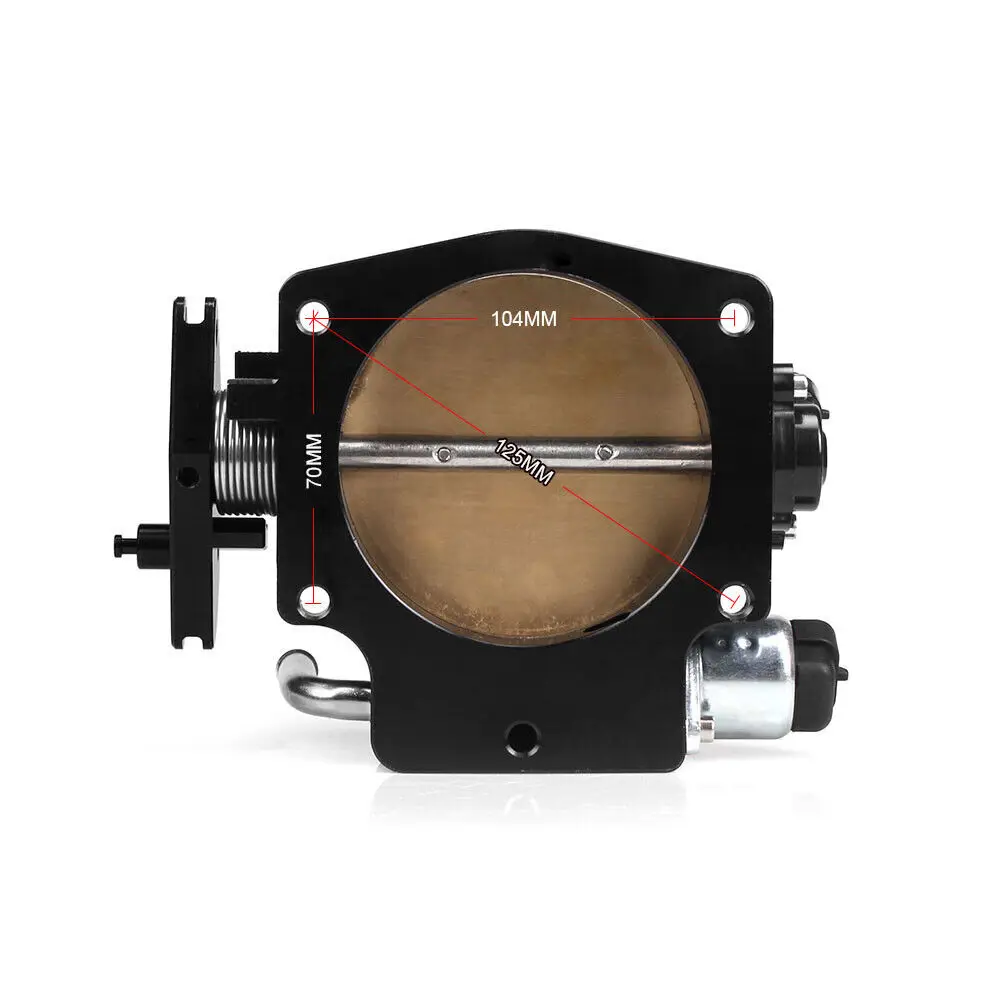 Corpo farfallato da 92 mm + piastra adattatore IAC TPS per Chevy GM Gen III LSX LS LS1 LS2 LS7