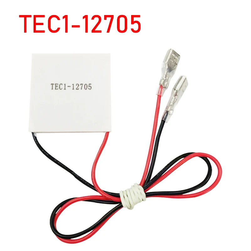 TEC1-12705 Semiconductor Refrigeration Chip Hot Spot Cooler Suitable For Water Dispenser Car Refrigerator DC12V 40*40mm