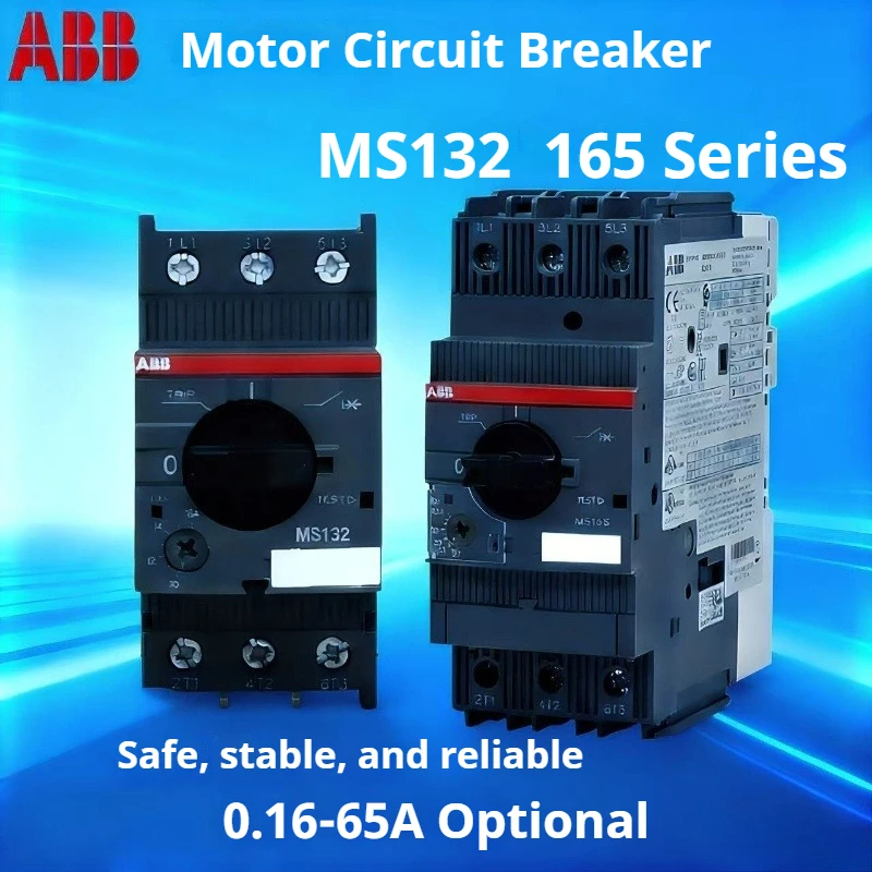 

ABB Motor Circuit Breaker MS165-42-65 MS132 - 10-6.3 - 16-32-25 Motor Protector
