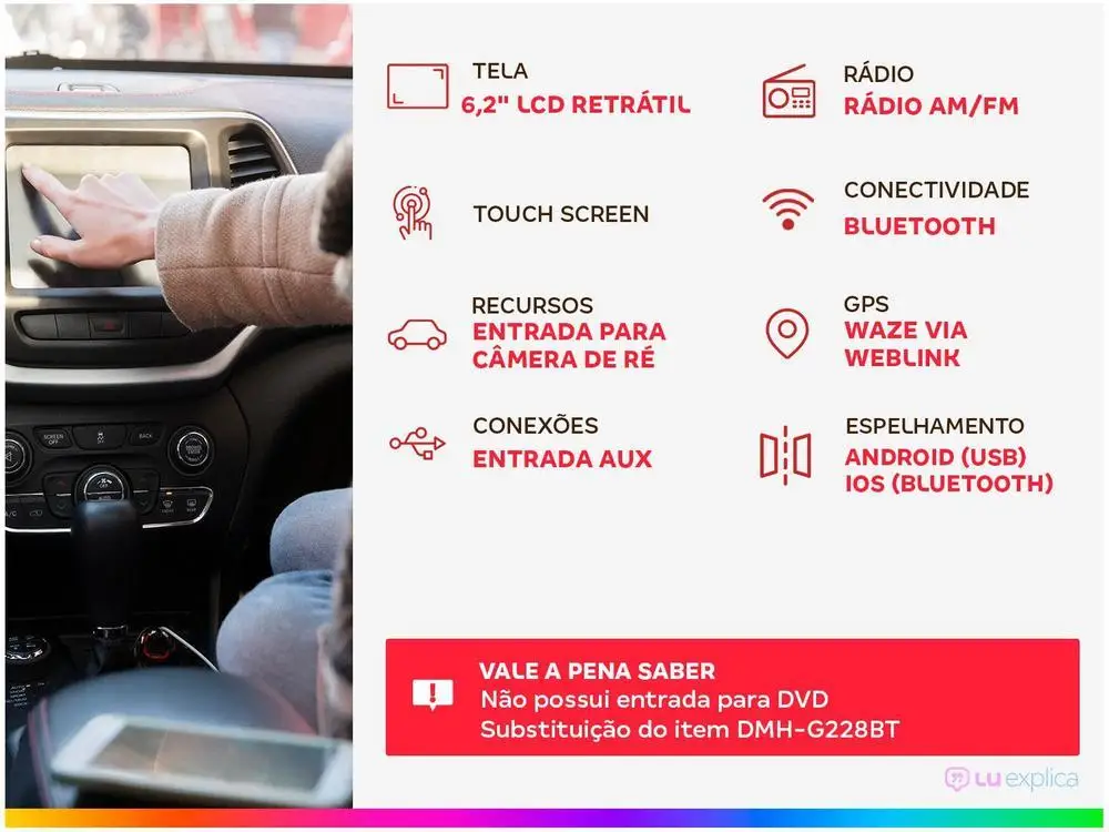 Pioneer DMH-A248BT Bluetooth Multimedia Central