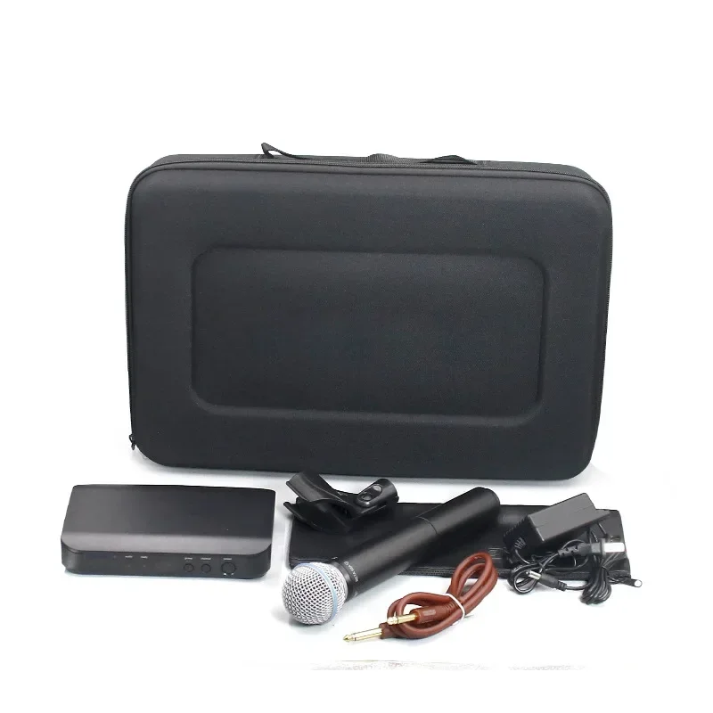 

BLX24/PG58 wireless microphone, one to two sound card microphone stage singing