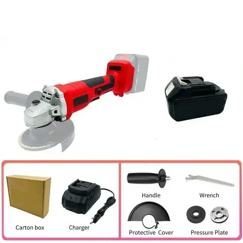 Brushless Portable Wood Steel Metal Cutting Machine Handheld 21V Electric Angle Grinder Machine for  factory