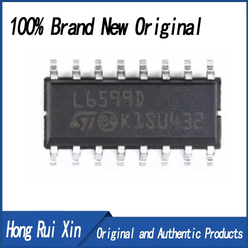 (10pcs)100% New L6599DTR L6599D L6599 SOP-16 ChipsetIn Stock
