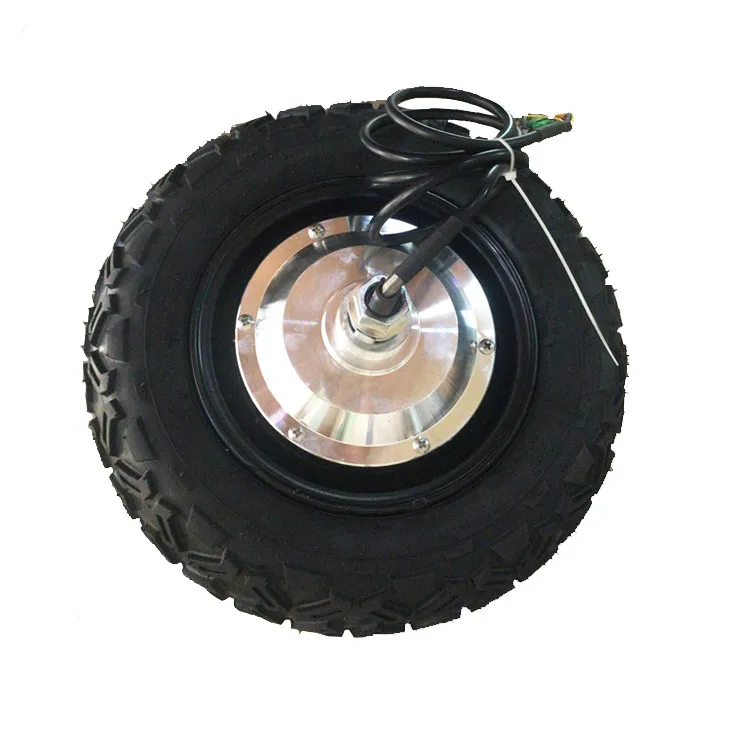 Programmable Robot Motor Wheel Low Speed High Efficiency 10 Inch DC Brushless Servo Hub Motor Built-in Encoder for Robotics