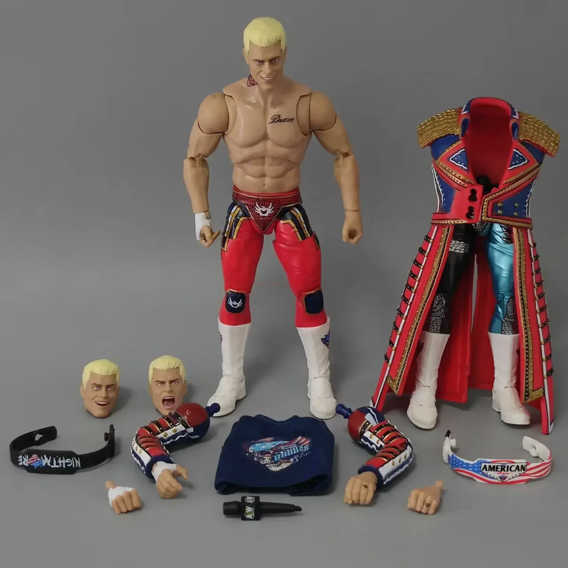 

6-Inch Wwe Aew Original All Elite Wrestling Aew Cody Rhodes Action Figure Unrivaled Cody Rhodes Figure With Accessories Toy Gift