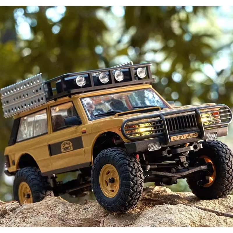 Fms Camel Cup 1:24 professionnel Rc télécommande véhicule tout-terrain Simulation 4 roues motrices escalade en plein air modèle de carte courte