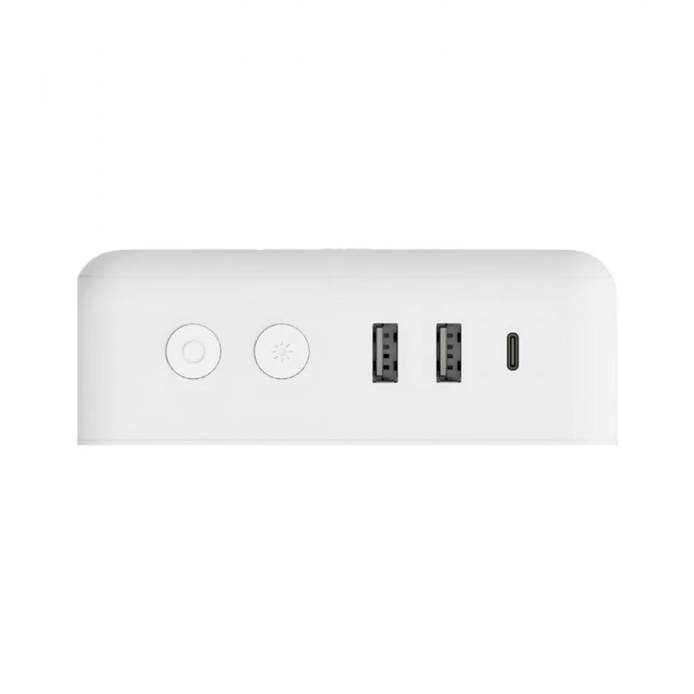 

Tuya WiFi Smart Alarm Clock USB Desktop Fast Charging Socket Weather/Temperature Display Alarm Clock Timer App Voice Control