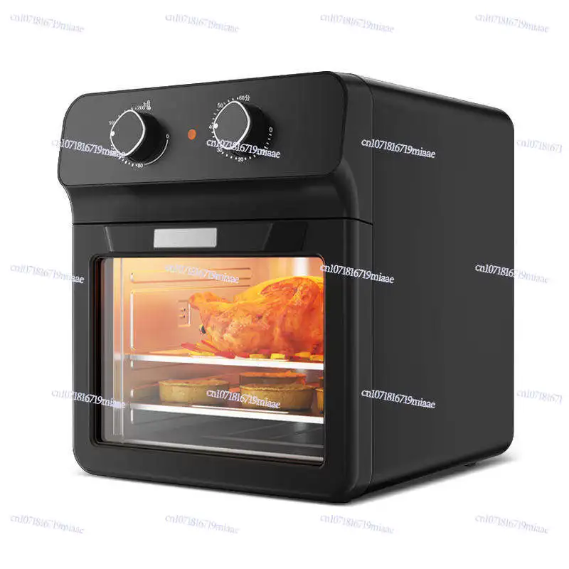 

11L Electric Smart Dual-Voltage Air Fryer Oven 1700W Oil-Free Variable Temp/Timer 360 Convection Stainless Steel Countertop