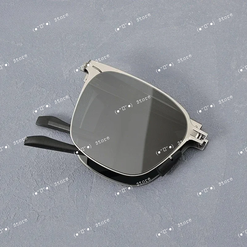 

Portable Titanium Alloy Ultra-thin Folding Sunglasses for Men Classic Original Designer UV400 Outdoor Travel Fashion Sun Glasses