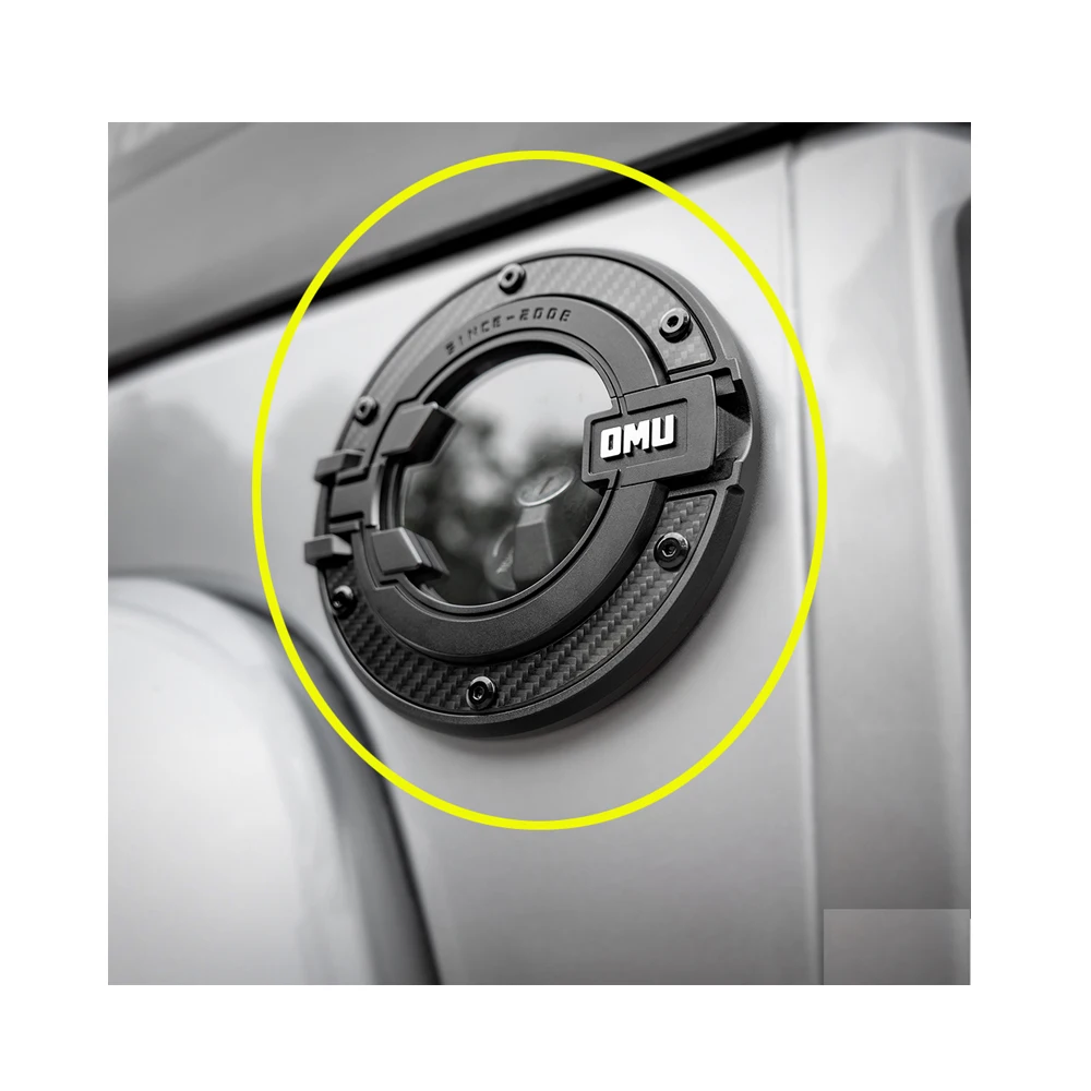 

Lantsun OMU007 fuel tank cap for jeep for wrangler JK 2007-2017 Aluminum magnesium alloy & carbon fiber