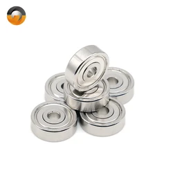 S635ZZ Bearing 5x19x6 mm (10 Pcs) ABEC-7 Grade S635ZZ SS 635 Z Stainless Steel Miniature S635 ZZ Ball Bearings
