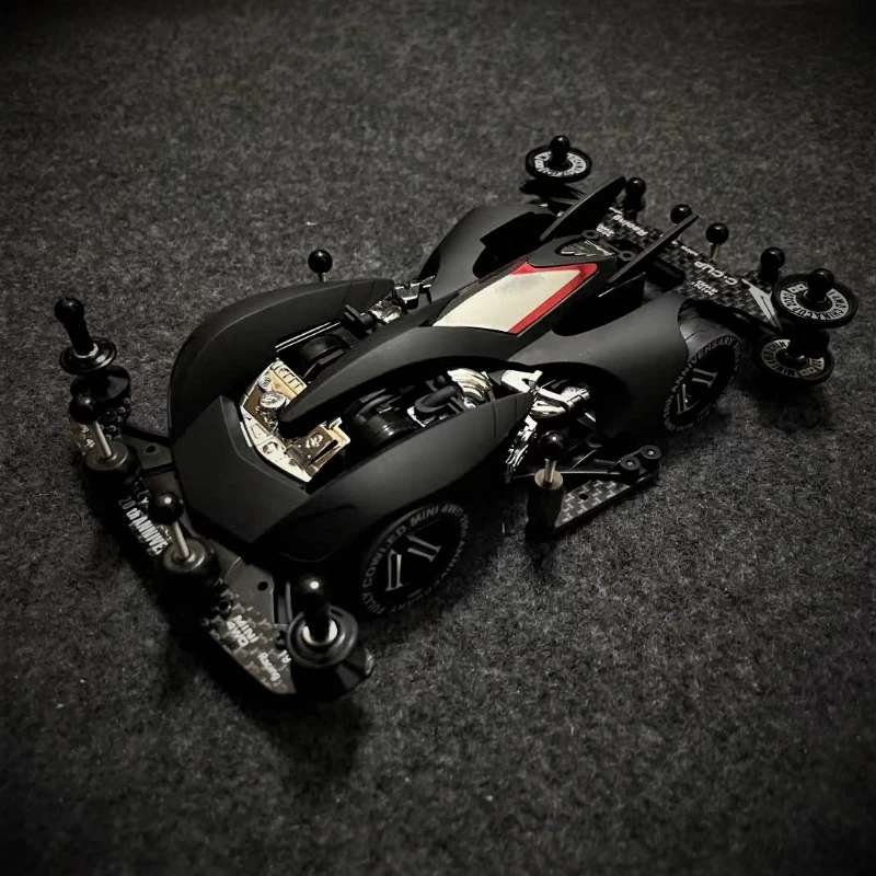 4WD, modified FMA chassis, front motor, fast pit viper, nine-color matte black spray paint, gift box.