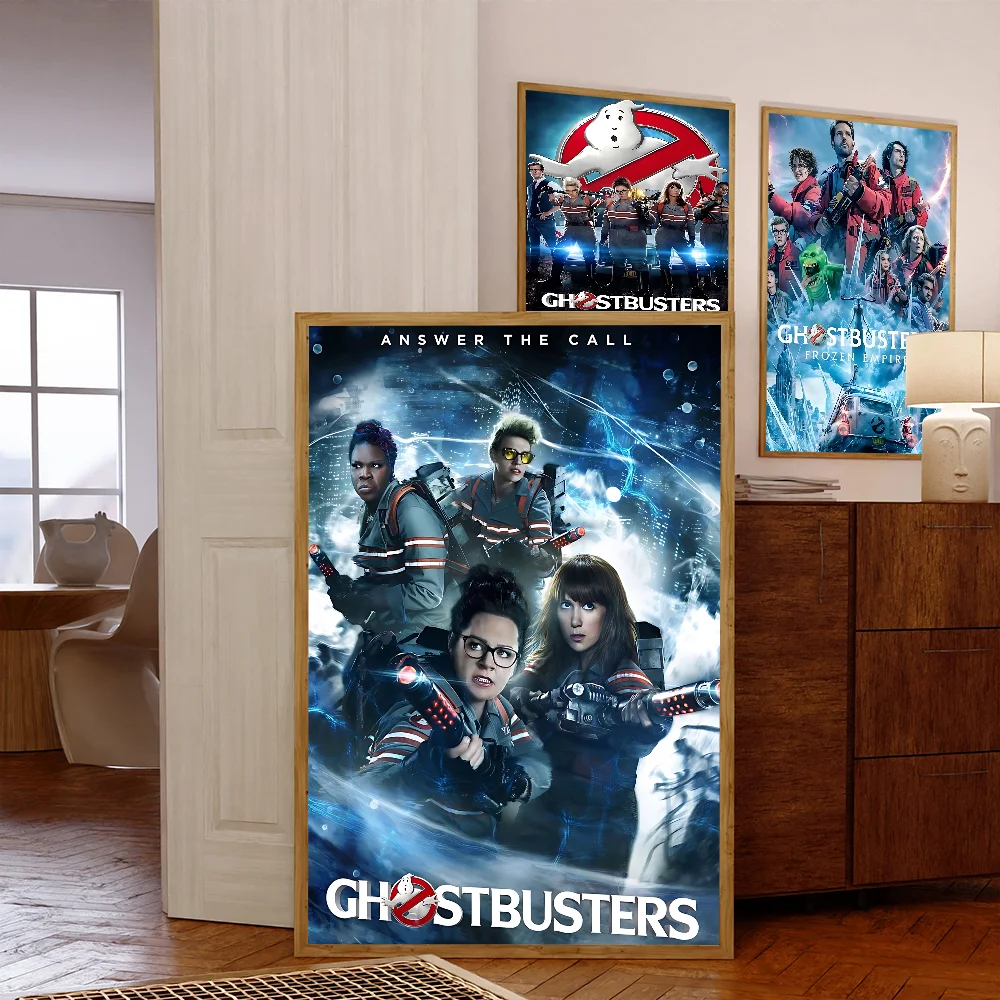 ملصقات كلاسيكية عتيقة من E-Extreme G-Ghostbusters لغرفة عتيقة وبار منزلي ومقهى ديكور منزلي إسكندنافي