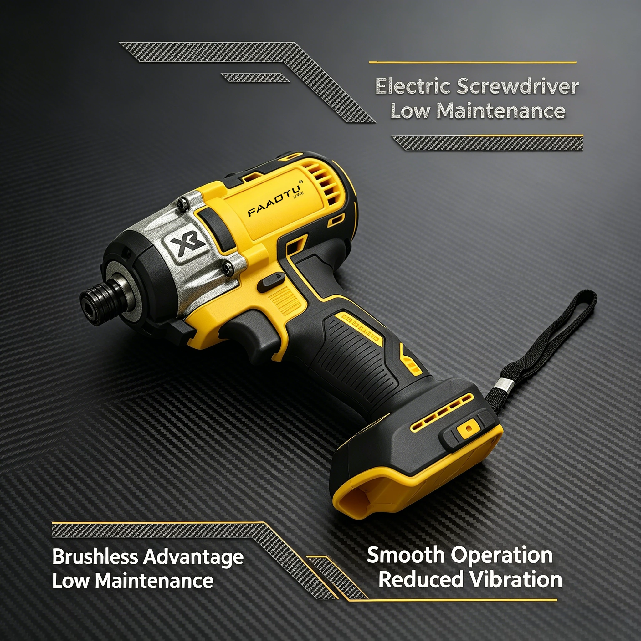 

FAAOTU 887 Heavy-Duty Impact Driver, Versatile for DIY &Construction,Same Dependability as DW Suitable for DW battery NO battery