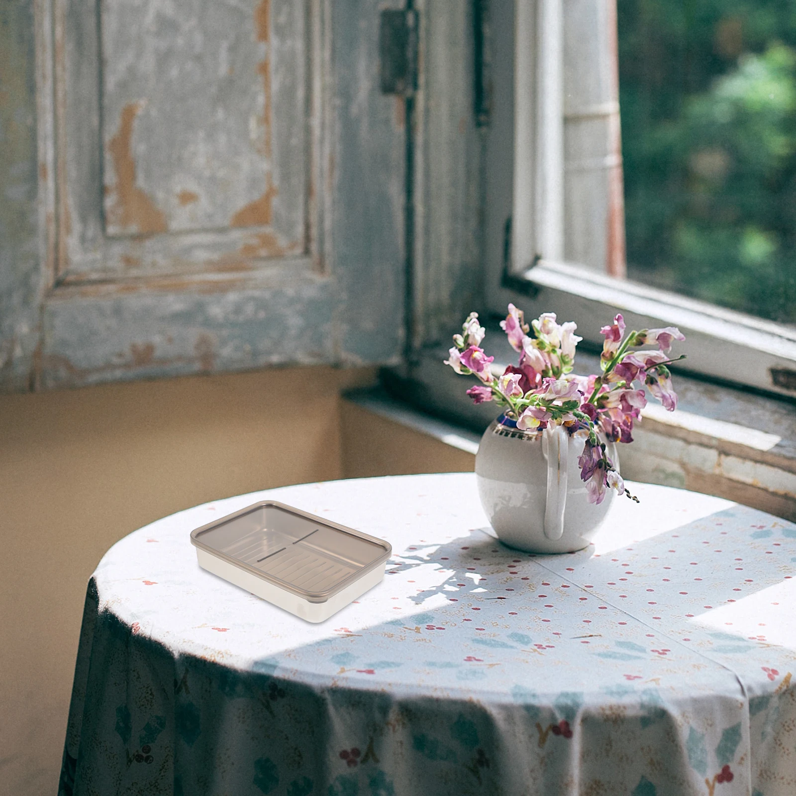 

Food Container Stainless Steel PP Rectangular Storage Box for Fridge Office Picnic Lunch Carrying Box