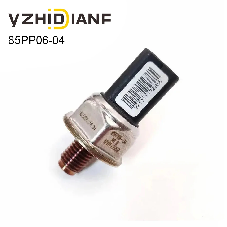 Fuel Rail Oil Common Pressure Sensor 9658227880 85PP06-04 1711172958 for Citroen Peugeot 206 207 307 308 407 Expert Partner 1.4