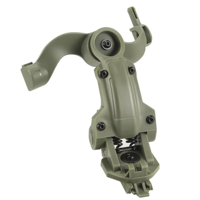 Tactical Shooting Headset Bracket Kit Multi-Angle Rotation Helmet Rail Adapter Fit OPS Core ARC Team Wendy M-LOK Mount