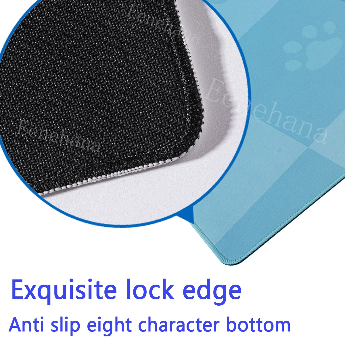 Large Mousepad Genshin Impact Character Pattern Yae Miko Raiden Shogun Gaming Mouse Pad Computer Accessories Lock Edge Desk Mat