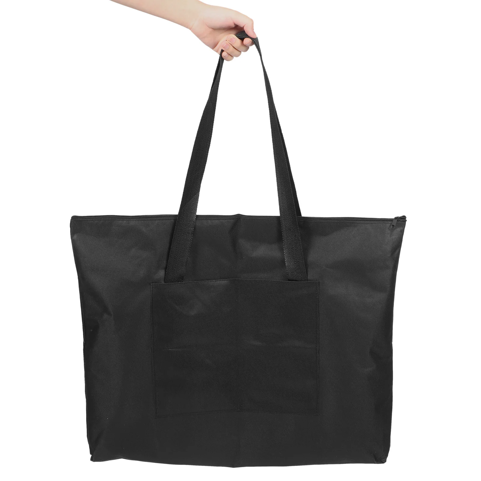 حقيبة محفظة فنية ذات سعة كبيرة، منظم محمول مقاوم للماء ومقاوم للاهتراء لرسم المستندات القماشية الخارجية