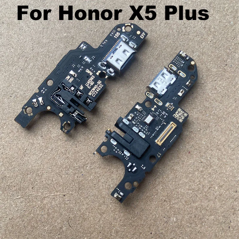 For Huawei Honor X5 Plus USB Charging Dock Port With IC Mic Microphone Fast Connector Board Flex Cable Parts Replacement