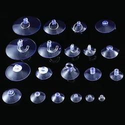 Strong Adhesive Multi-Purpose Hooks PVC Suction Cups Sucker Holders Hook Hanger Car Suction Pads Kitchen Bathroom Window Glass