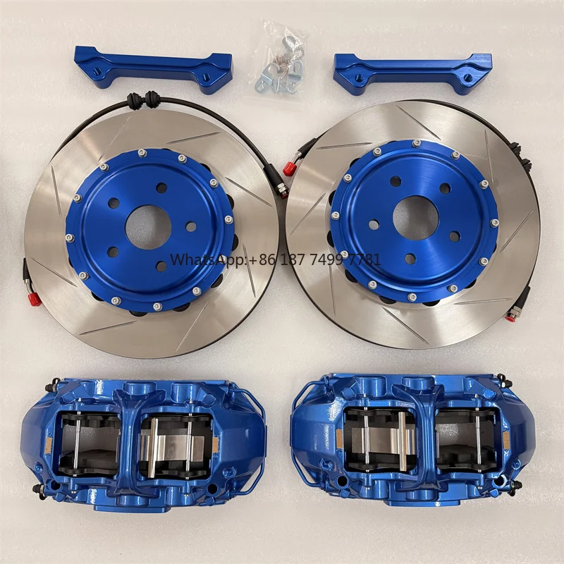 

.Blue GT6 Caliper Disc 355x32mm Slot Rotor for . Alphard AGH30