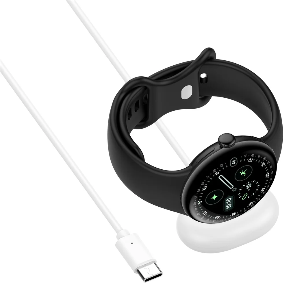 For Google Pixel Watch 4 Charger 100cm Charging Wire Type-C/USB Cable Charge Dock For Google Pixel Watch 4