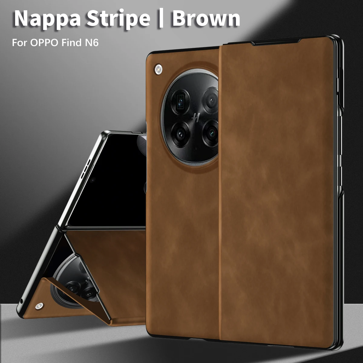 

For OPPO Find N6 Case Luxury PU Leather Skin Protective Back Cover Case For OPPO Find N6 N 6 Full Cover Phone Shell housing