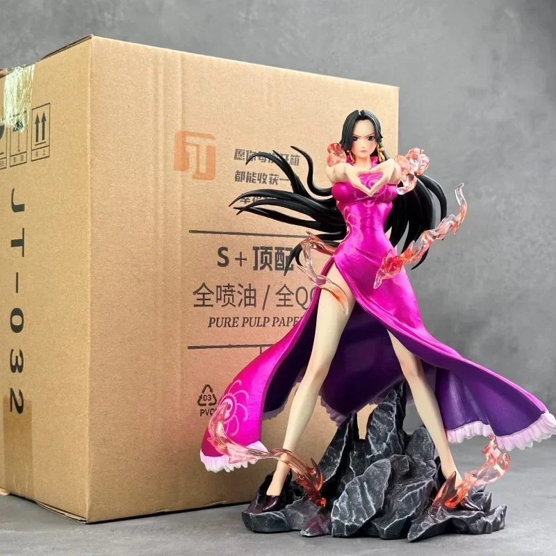 24cm One Piece Charakterfigur Boa Hancock Animierte PVC-Figur One Piece Statue Erwachsenen-Sammlermodell Geschenk