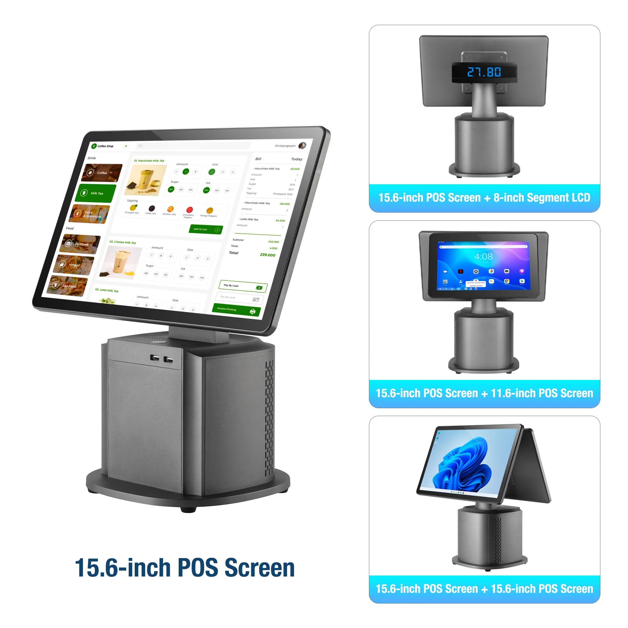 Terminal POS 15,6 cala z oprog – Pos Terminal Android recenzja i cena