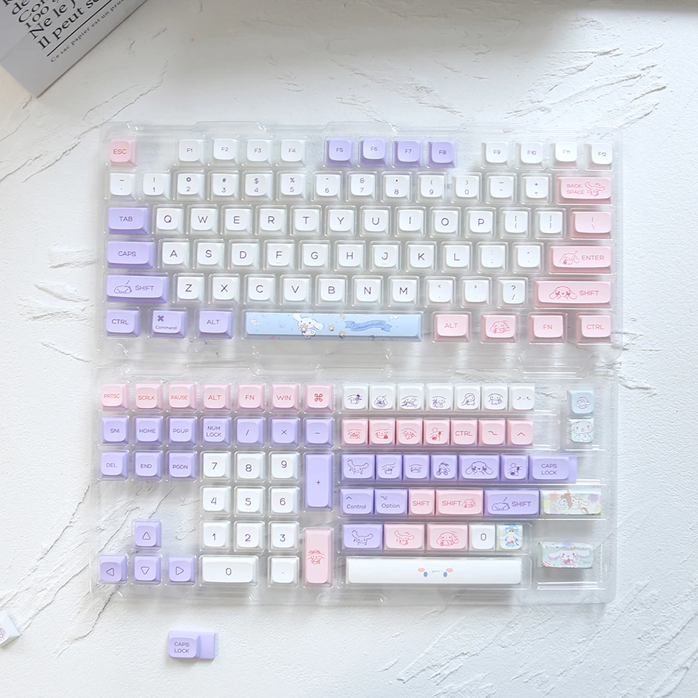 XDA PBT Keycaps 144 Keys DIY Custom Profile Dye Sublimation PBT Keycap For Cherry Gatrron MX Switch Mechanical Keyboard Key Cap