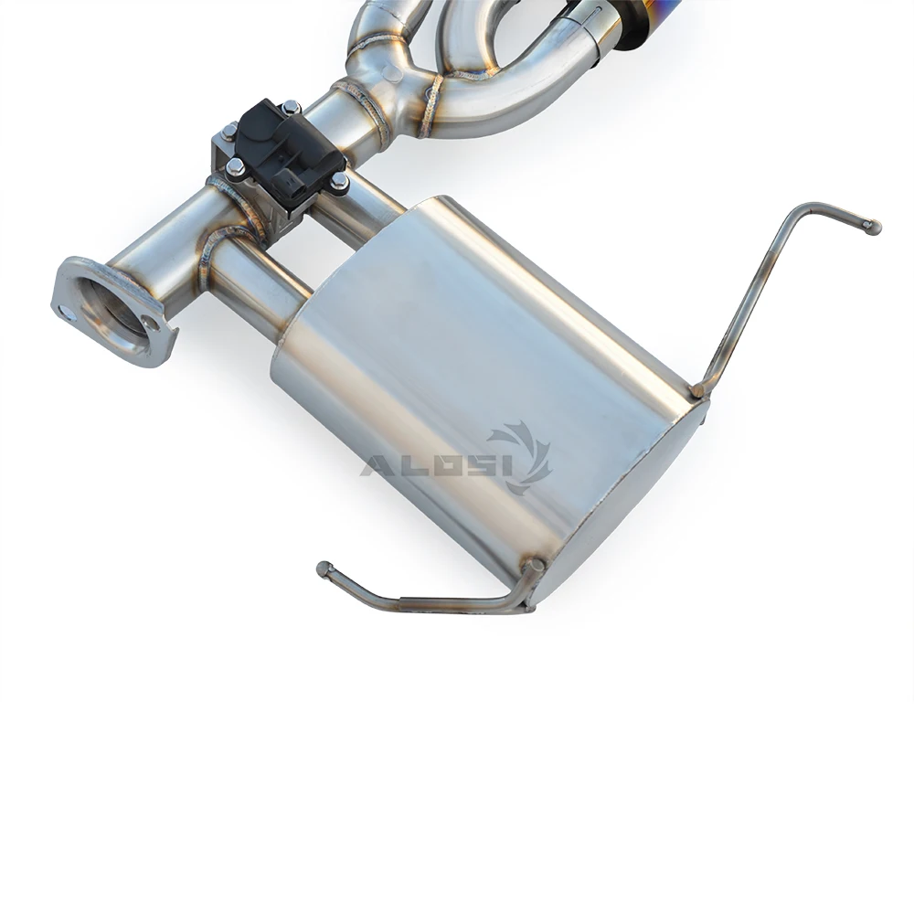 High performance valve exhaust for BMW E90 E92 320i 318i 316i 2.0 2.5 2007-2012 sports car sound wave exhaust four tips exhaust