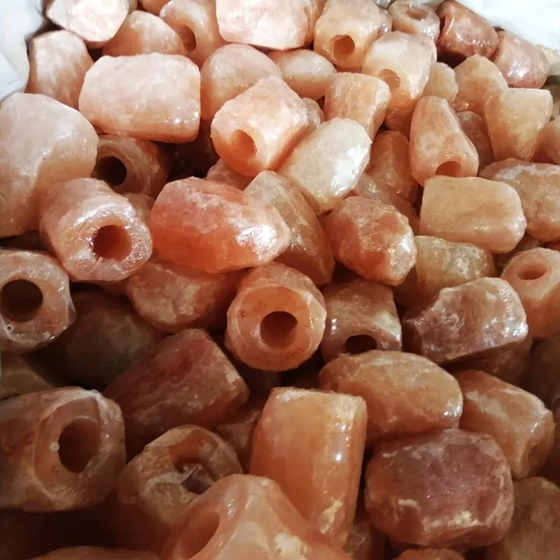 مصباح ملح الهيمالايا الصخري الطبيعي - ضوء ليلي بجانب السرير، استخدام غرفة عالي الجودة ​