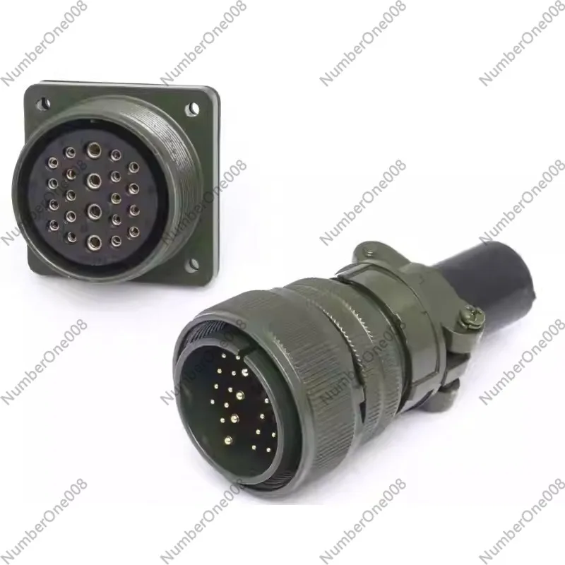 

Водонепроницаемая авиационная разъемная розетка по военному стандарту 5015, 22-контактная, MS3106A28-11S MS3102A28-11P