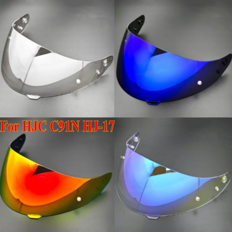 

1PCS Motorcycle Helmet Visor Lens for HJC C91N HJ-17 Anti-UV Anti-Scratch Dustproof Wind Shield，Motorcycle Helmet Accessories