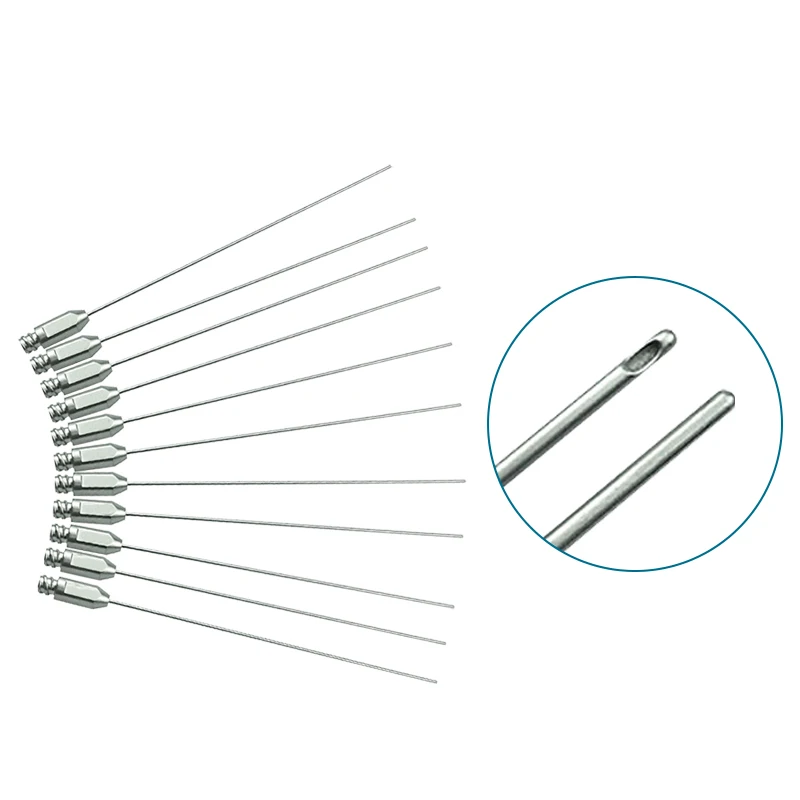 Liposuction Cannula Fat Harvesting Tools Set Single Hole Liposuction Instrument 11pcs/set