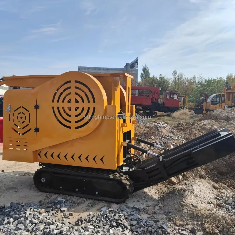 Customized High Efficiency Htjc-430 Stone Jaw Crusher With Conveyor And Feeder