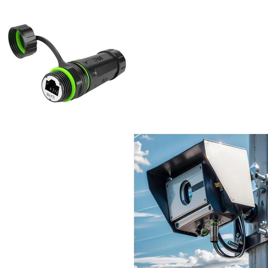 E1PF Couplador RJ45 RJ45 Conectores RJ45 Garantir proteções poeira