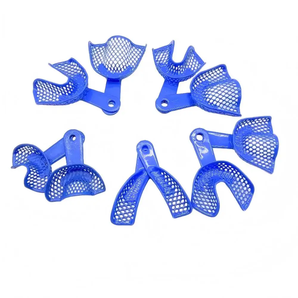 

Dental Plastic-Steel Impression Trays Mesh Shape Teeth Holder Autoclavable Tray for Dental Lab & Dentist Tools ﻿