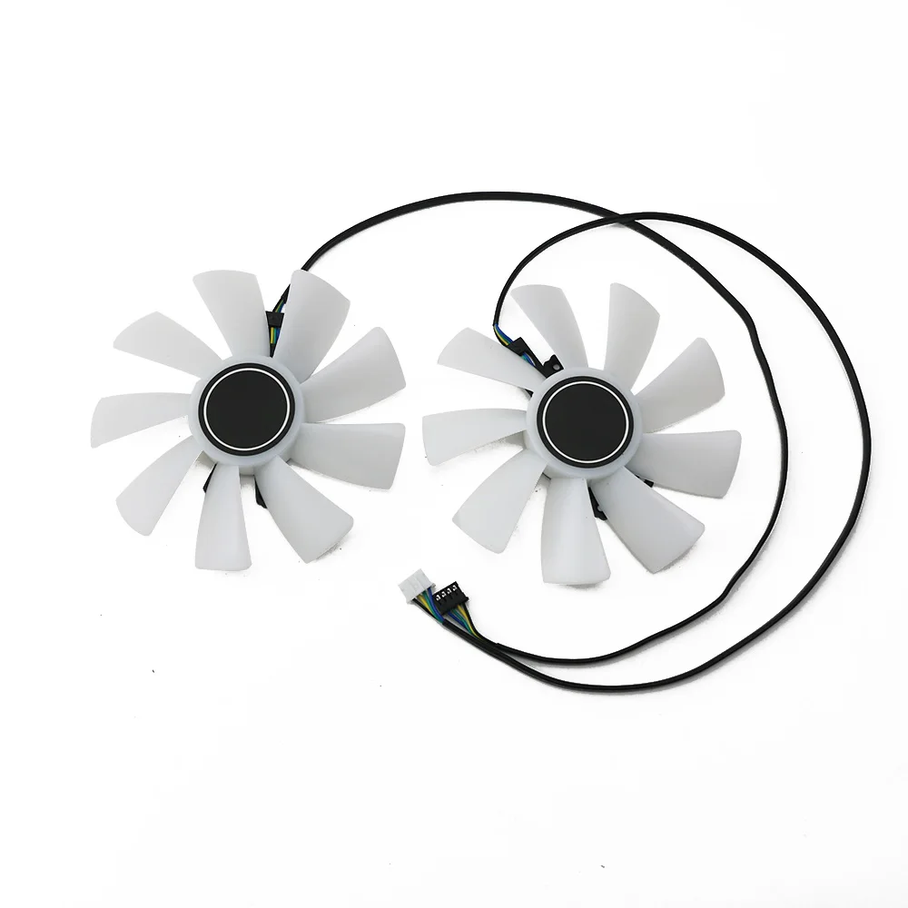 2pcs/Set RTX2080 GPU Cooler Graphics Card Fans For GALAX KFA2 RTX 2070 2080 SUPER 8GB EX White Video Cooling Replace Fan