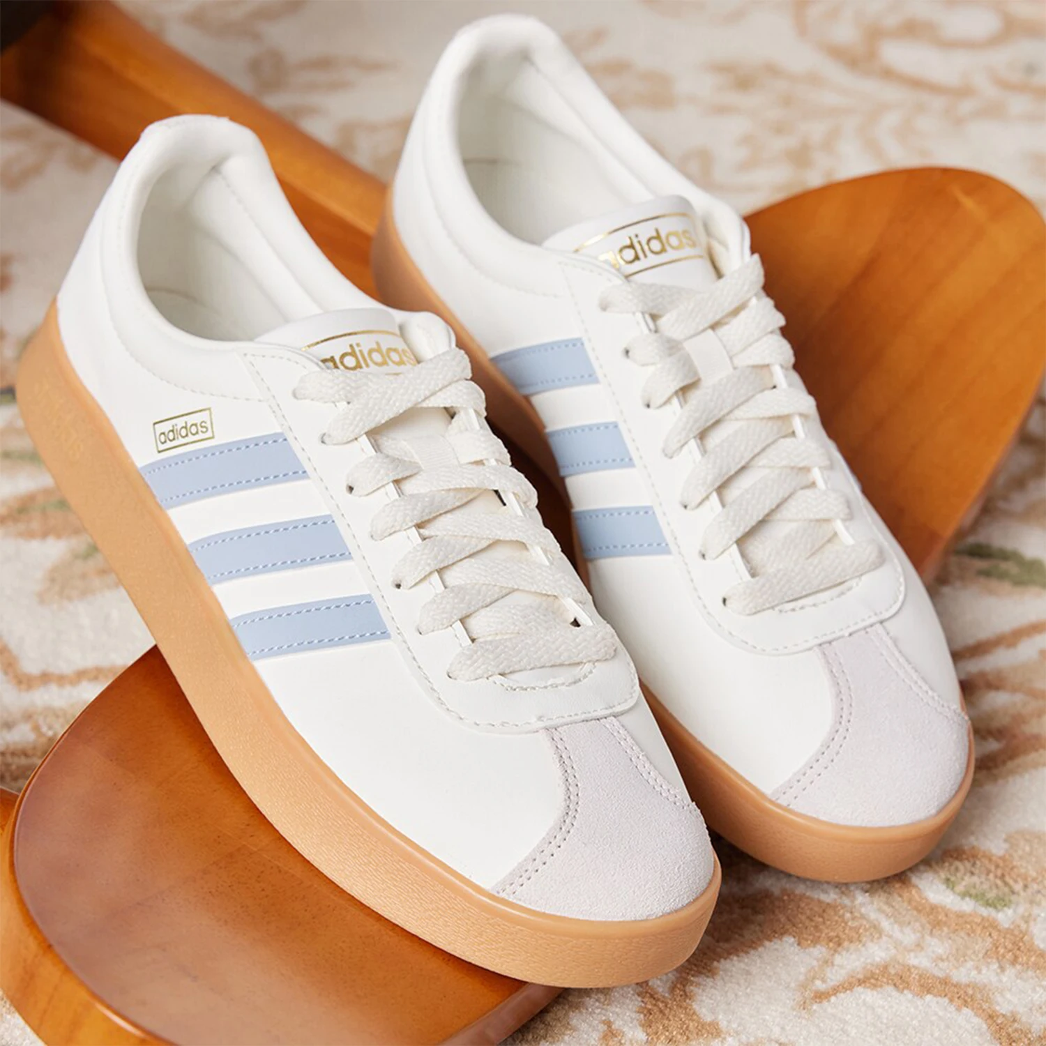 Adidas genuine VL Court Classic Unisex Laced Sneakers JH5063