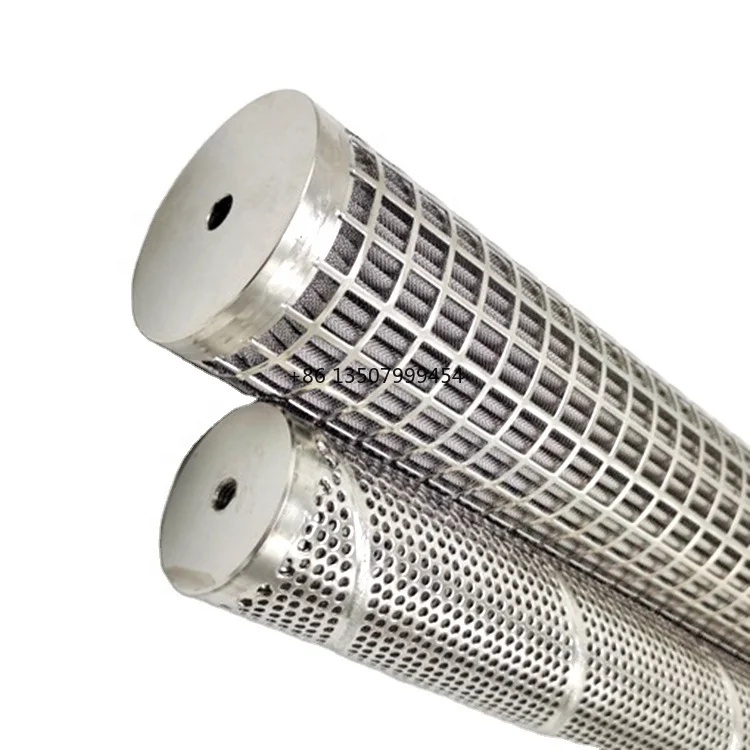 

LIANDA New 10 Micron Stainless Steel Mesh Pleated Filter Cartridge SS Metal Felt Liquid Industrial Filtration Equipment