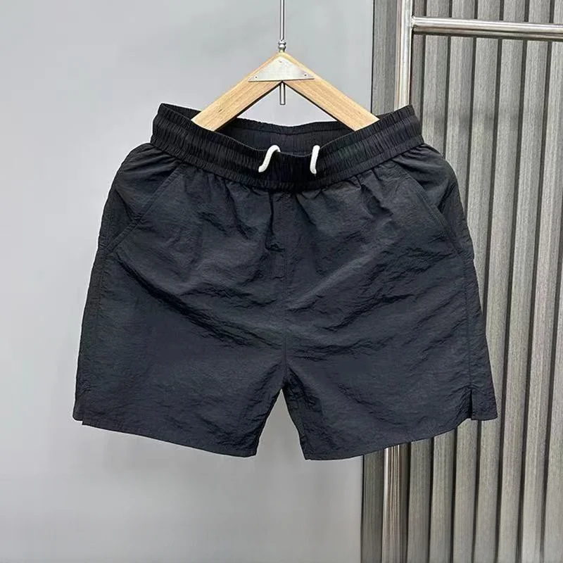 

Ice Silk Loose Fit ort Pants Men Women Casual Sports Running Tee Four Split Thin Summer Beachwear Comfortable Nylon orts
