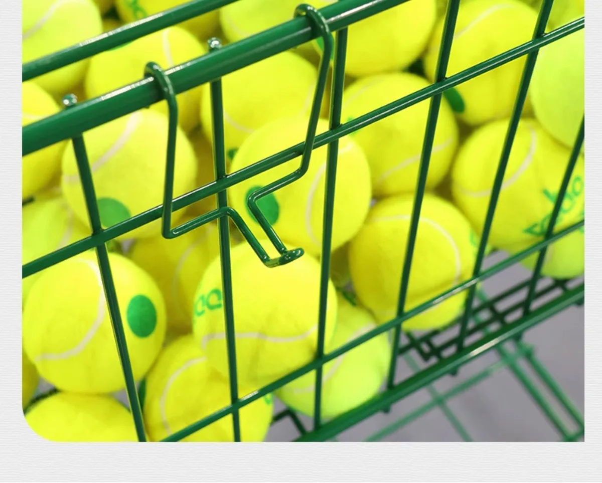 سيارة تدريب التنس المحمولة المصنوعة من الفولاذ المقاوم للصدأ قابلة للطي، إطار كرة التقاط للتدريب على التنس