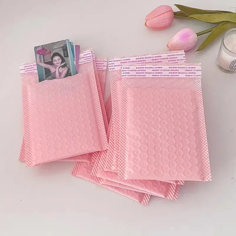 1/100 Stück Luftpolsterumschläge Gepolsterte Versandtaschen Großpackung Luftpolsterfolie Polymailer-Beutel für Versand und Verpackung Selbstklebende Großhandels-Versandtaschen – Detail 6