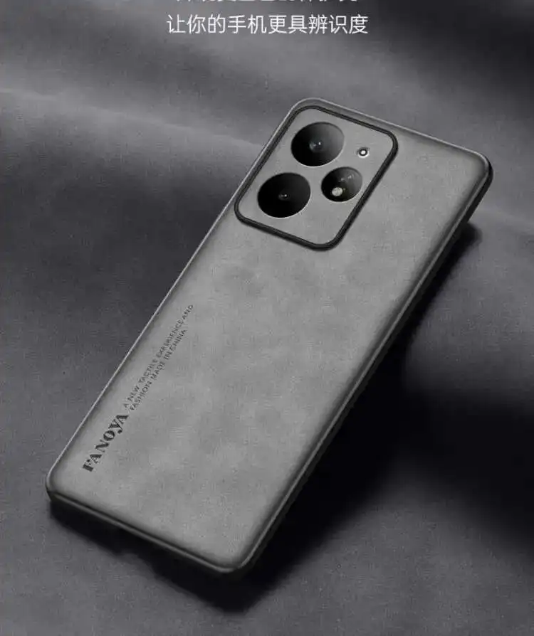 ل Realme Neo 7Turbo 7se 7x Neo7 Turbo حافظة عصرية وفاخرة من جلد الغنم مقاومة للسقوط Funda