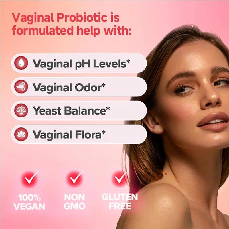

60-120pcs/Bottle Vaginal Probiotic Tablets PH Balance Vaginal Health Supplement Women Vaginal Vitamin Remove Odor Vaginal Flora