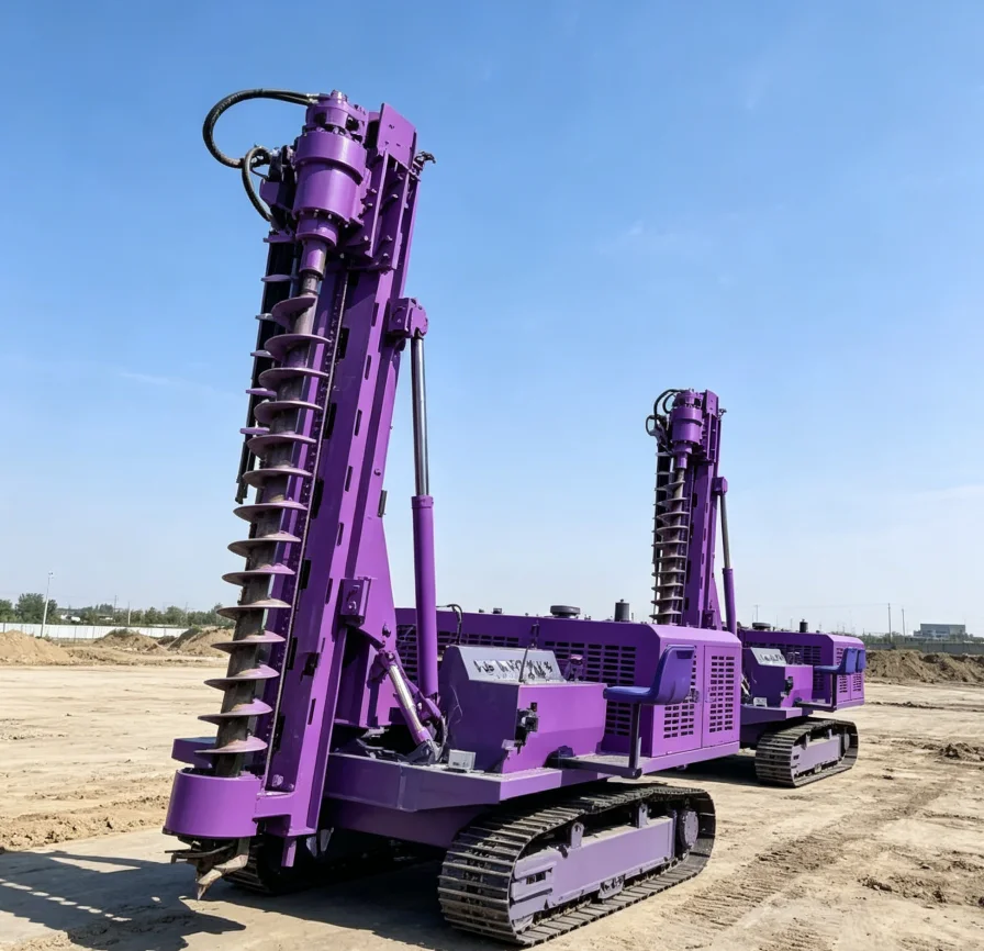 150m Depth Pile Driver Hydraulic Ground Photovoltaic Solar Ramming Pile Driver Machine