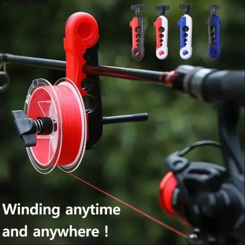 2/1pcs Fishing Line Winder Portable Reel Line Spooler Machine Spinning Reel Baitcasting Reel Spooling Carp Fishing Equipment view 2